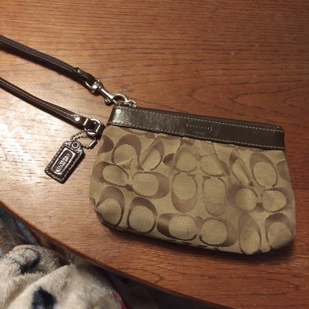 Coach wristlet
